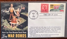 #2765g Bonds and Stamps FDC with Savings Bond stamp on S&T cachet