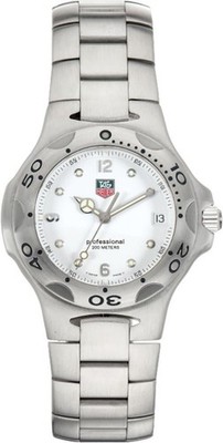 Tag Heuer Kirium Battery Quartz White Dial Date 38mm Steel  display picture 3