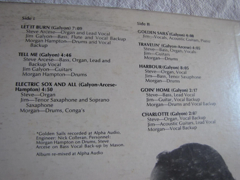 Mint  HARBOUR MASON Vinyl Lp SELF TITLED Original 1971 Eleventh 1001  Psych rare - Image 3 of 4