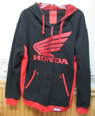 HONDA Limited Full Zip Hoodie By Factory Effex Size M - Photo 1/4