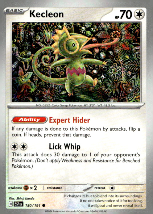 Kecleon Common SV08: Surging Sparks 150/191 NM