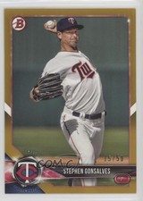 2018 Bowman Prospects Gold 15/50 Stephen Gonsalves #BP90 c5y