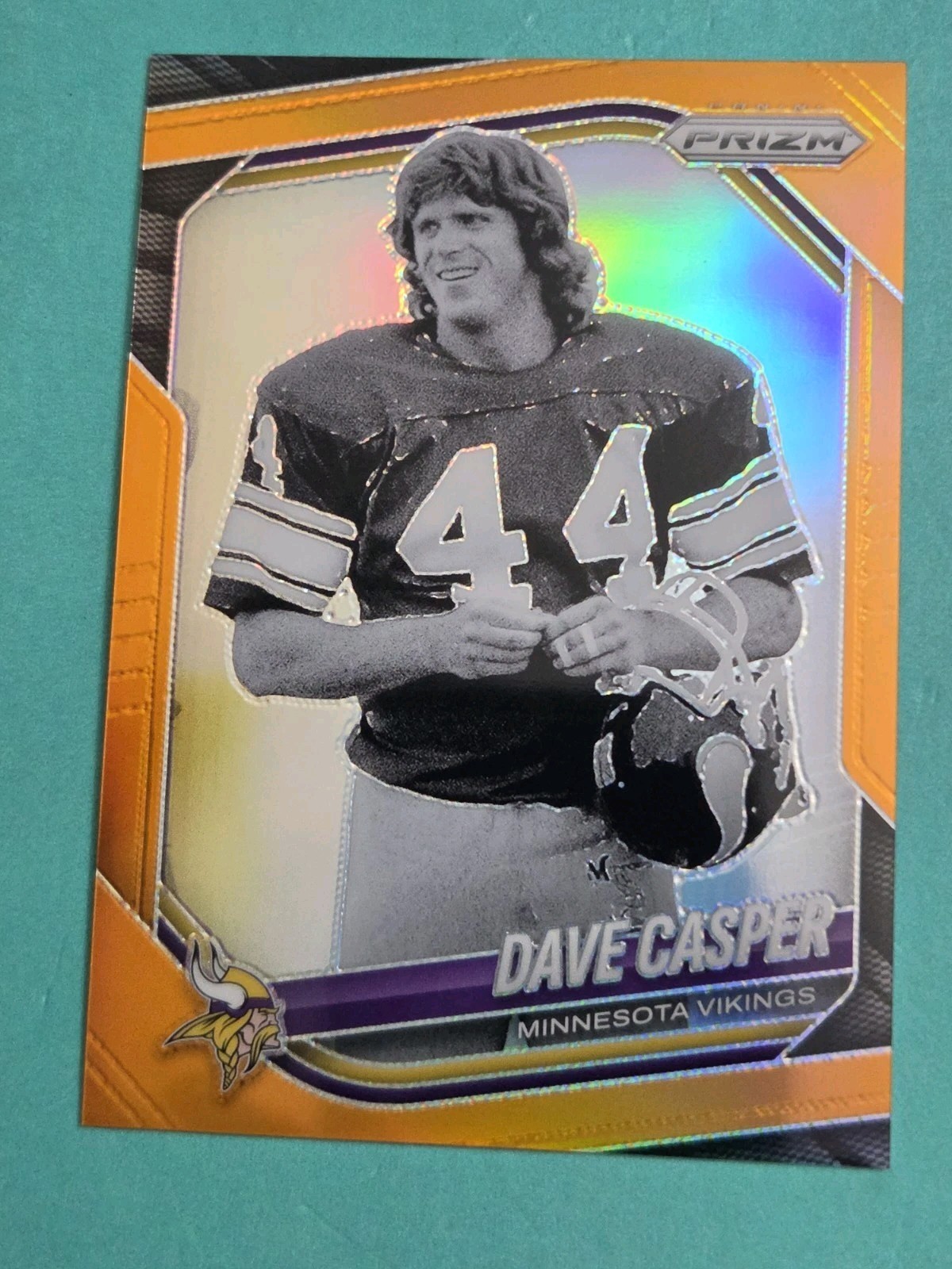 2025 Panini Prizm - Dave Casper #256 Orange Prizm /249