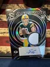 2023 Panini Spectra - Aspiring Patch Autographs Sean Clifford #APA-SCL Prizm /99