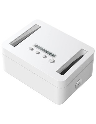 Metallschloss Aufbewahrungsbox mit Timer Kindersicherung & LED-Display - Sicher Lebensmittel, Technik