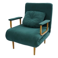 3 IN 1 Convertible Sofa Bed Folding with Pillow  5-Position Adjustable Backrest