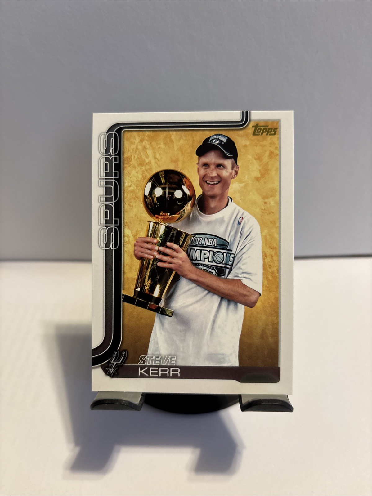 2025-26 Topps Basketball #267 Steve Kerr Spurs Golden Mirror SSP