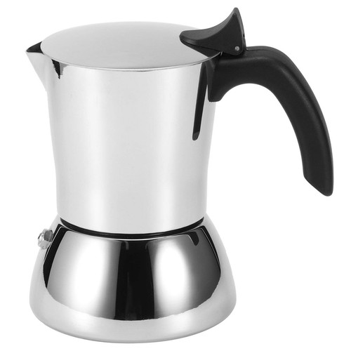 Coffee Maker, Stainless Steel Coffee Maker Moka Pot Stovetop Coffee Maker Ext...