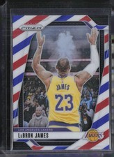 2024 Panini Prizm Red White Blue #130 LeBron James 