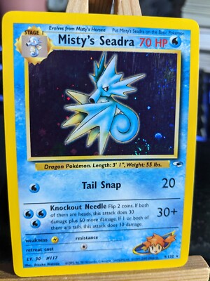 Misty's Sea 9/132 Pre Release Holo *LP* Pokemon Karte