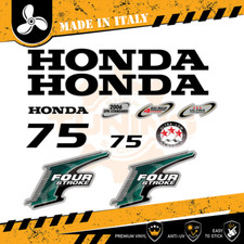 Decalcomania Adesivi Motore Fuoribordo Honda 75 cv Four Stroke - A