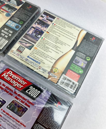 5 SONY PS1 NEW & SEALED GAMES BUNDLE - Ice Hockey, Bowling, Football, CyberTiger - Picture 9 of 17