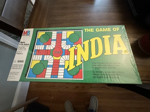 Sealed The Game of India Milton Bradley Vtg Board Game India 4225 Like Pacheesi