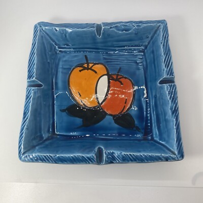 Vintage nasco japan square plate hand painted #330
