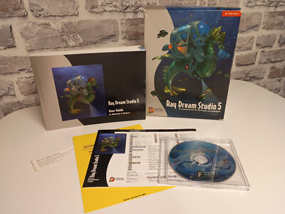 Ray Dream Studio 5 PC MAC/PC 3D graphics design suite professional art - engl.
