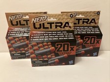 3 - NERF Ultra 20x-Dart Refill Pack E6600 Farthest Flying Darts Ever 60 darts