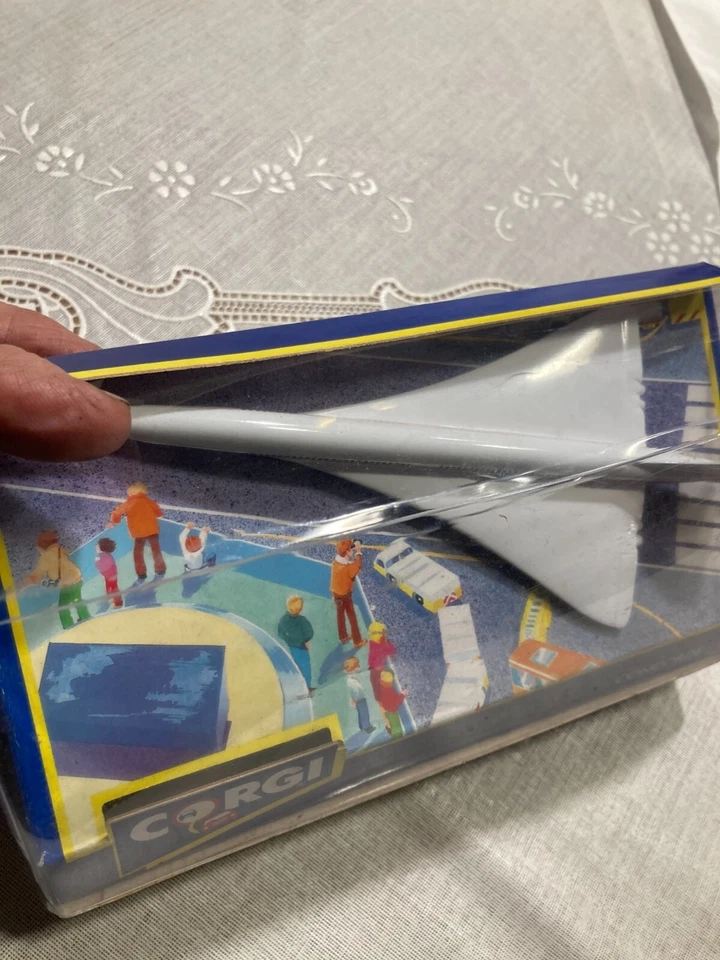 SCARCE VTG CORGI CONCORDE - BA, #91835, BRITISH AIRWAYS, 1991,  NIB  L@@K! W@W!! - Image 3 of 4