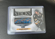 Scripted Sticks Mario Lemieux auto /15  The Cup 20-21 🤩🤩🤩