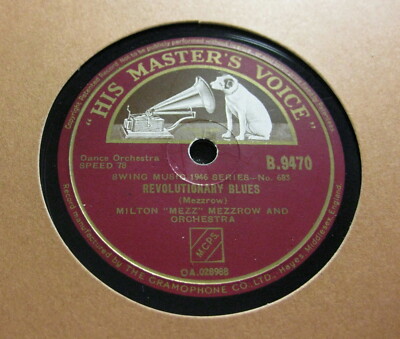 MILTON MEZZ MEZZROW Revolutionary Blues /& LADNIER Gettin' Together HMV (750)