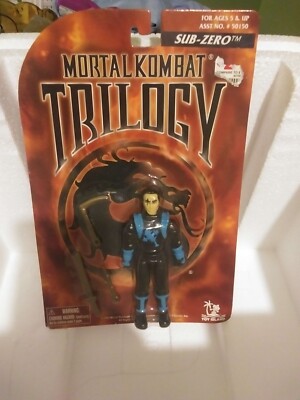 New In Box Sub-Zero Mortal Kombat Trilogy Toy Island 1996