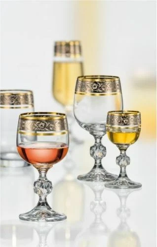 Bohemia Claudia Exclusive Whisky- Weißwein- Rotwein- Sekt- Likörgläser - Bild 2 von 4