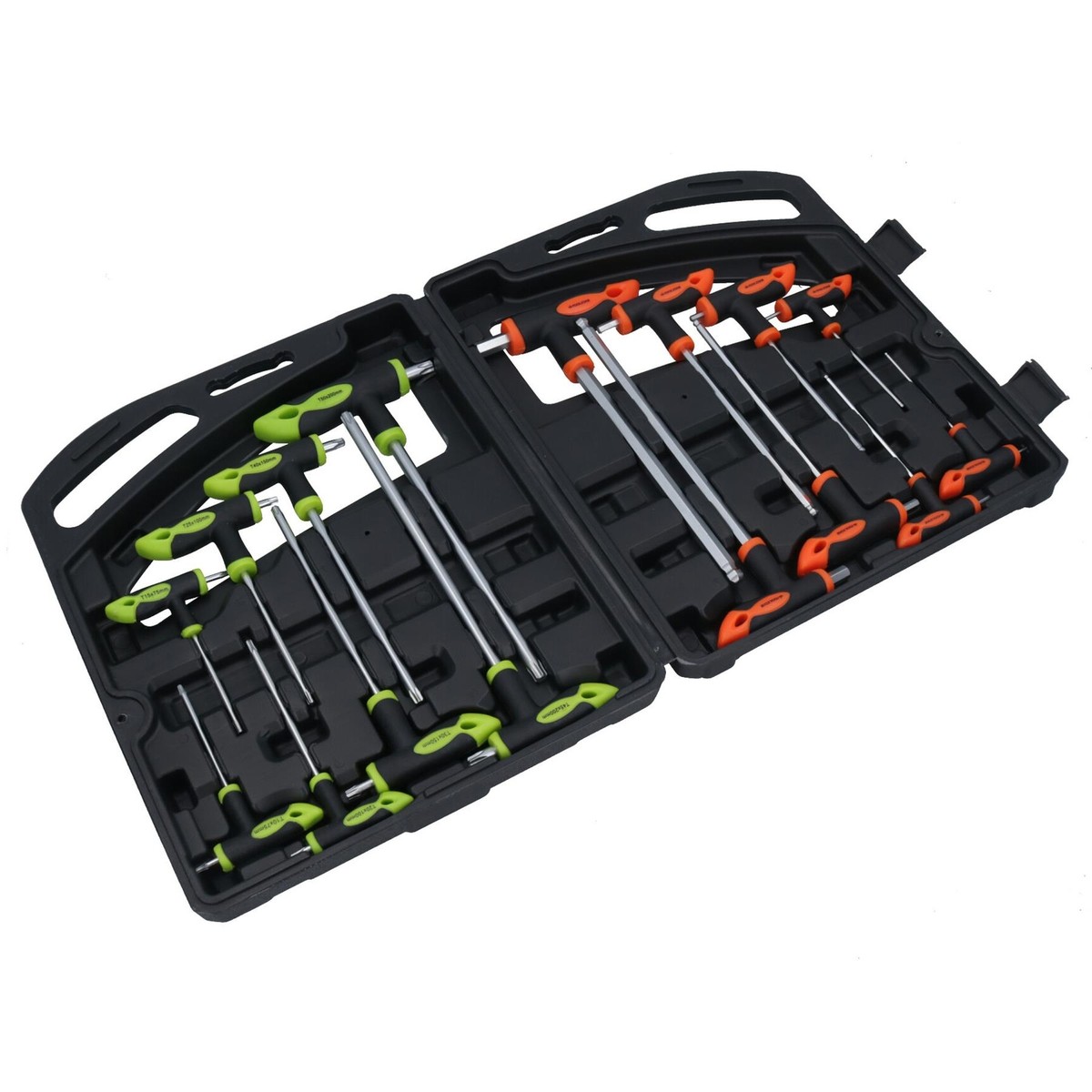 16pc Hex and Star (Torx and Allen) Alan Allan Screwdriver T-Handle