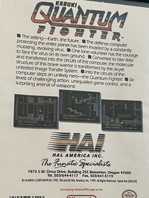 Kabuki Quantum Fighter Authentic Nintendo NES