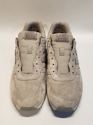 New Balance 696 Classic Gray Suede Women's Running Shoes