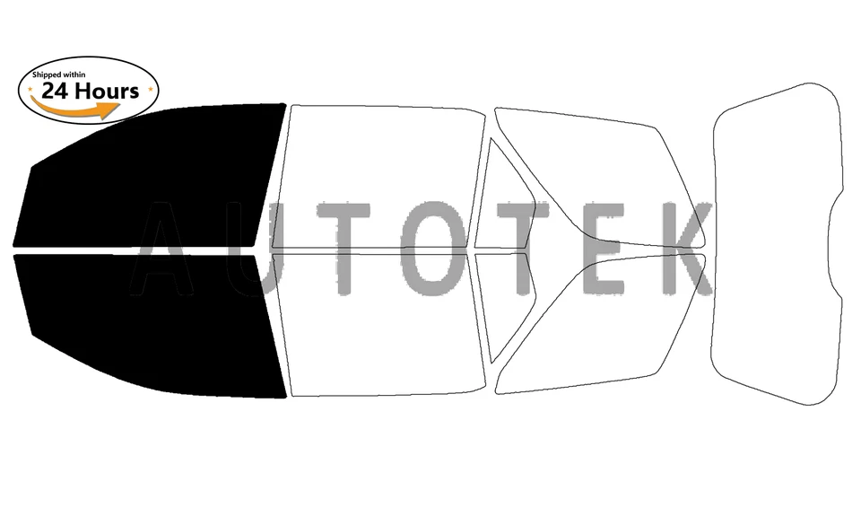 Película precortada ventanas delanteras de dos puertas cualquier tono para Ford Taurus X 2008-2009 Foto 2 de 4