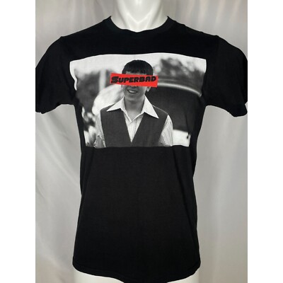 Superbad Movie McLovin Fogell Black Promo T-Shirt Philco's Men's SMALL 