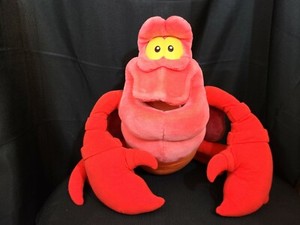Large Vintage Disney Little Mermaid Sebastian Plush 19in, Mattel | eBay
