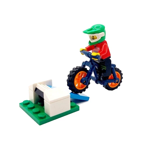Genuine LEGO® BMX Gift Mountain Dirt Bike Bicycle & Minifigure Ramp Fathers Day