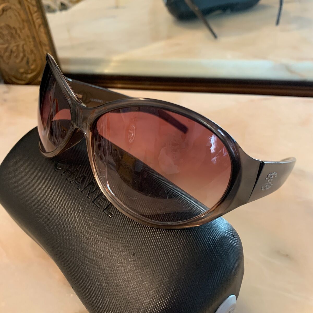 CHANEL 6016 c.872/13 66□12 CC Logo Sunglasses Made in Italy CHANEL 6016 c.872/13 66□12 CC Logo Sunglasses Made in Italy