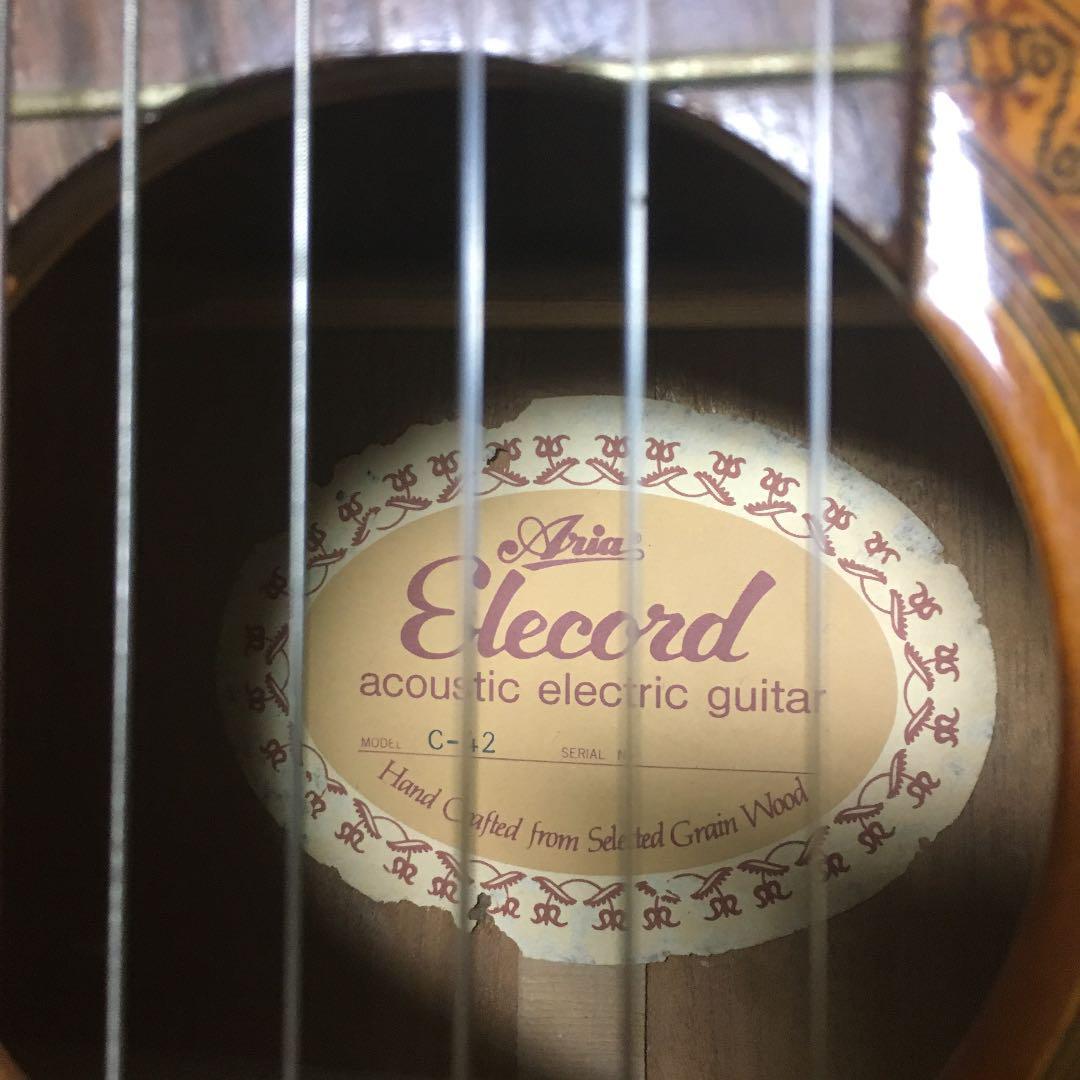 Classical Acoustic Guitar ARIA ELECORD C-42 Natural Hand Crafted 