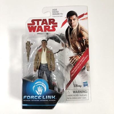 Star Wars FINN Resistance Fighter Force Link Action Figure TLJ The Last Jedi