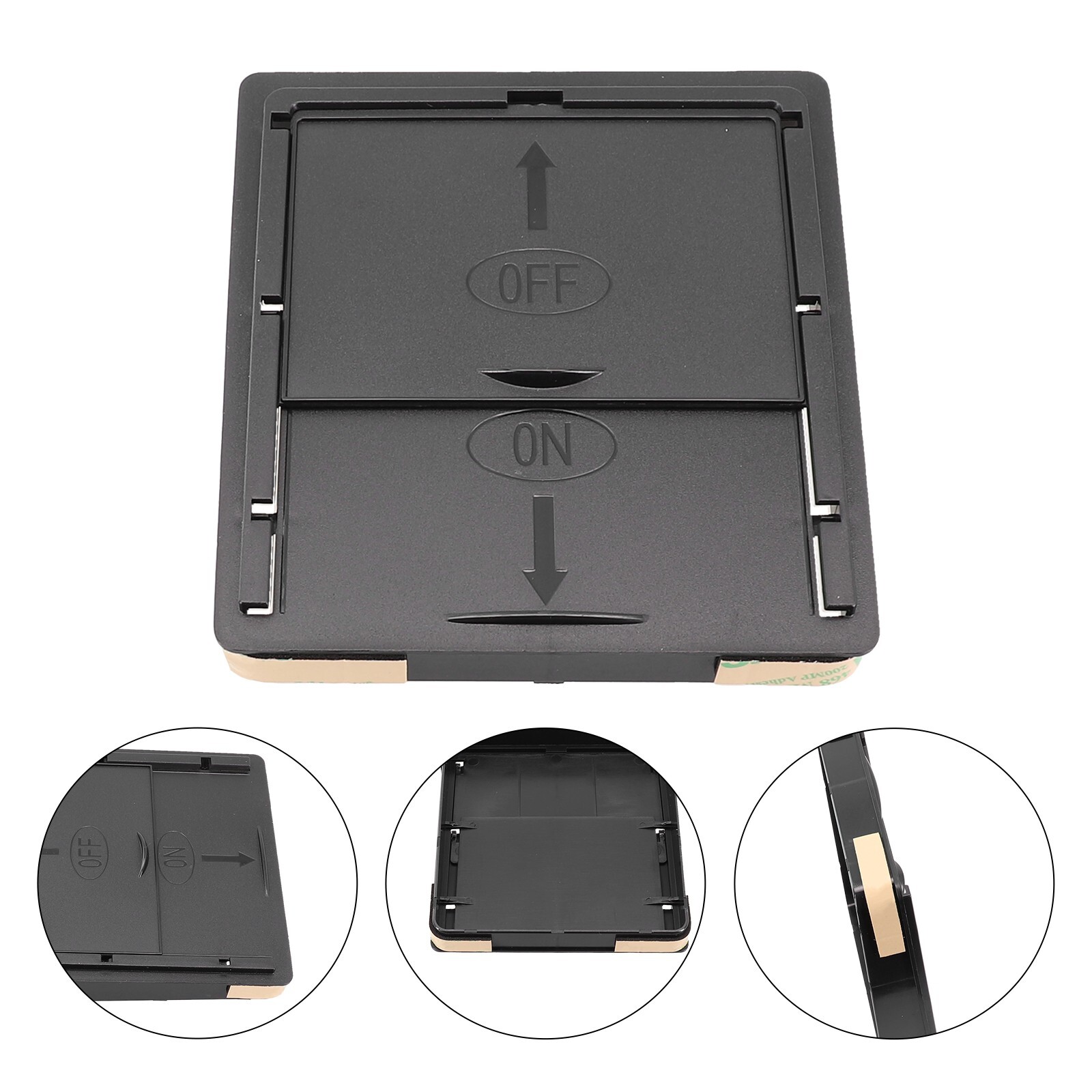1pc ABS Center Console Organizer Armrest Hidden Storage Box For Tesla Model 3/Y