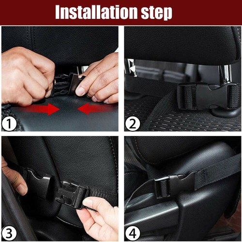 1pc Car Seat Rear Organizer Multi-Pocket Storage Bag 24 x 16 inch Accessories - Bild 4 von 12