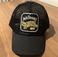 Vintage Jack Daniels Whiskey Snapback Trucker Hat Lynchburg Lemonade Made In USA