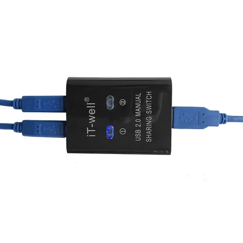 USB 2.0 Drucker Switch Box 2 PCs zu 1 Drucker Umschalter Freigabe Adapter - Bild 5 von 7
