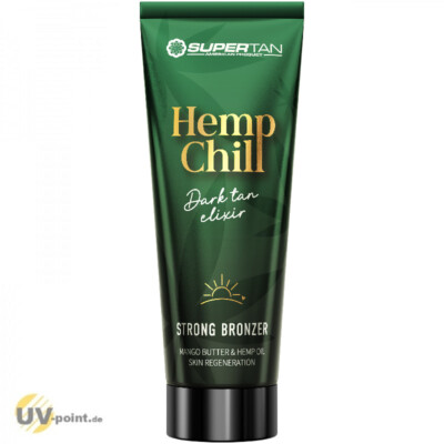 SuperTan HEMP CHILL strong bronzer  with mango butter 200ml Bräunungs Kosmetik
