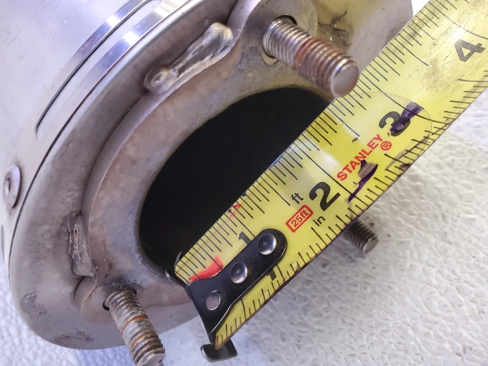 99-07 Suzuki Hayabusa Leo Vince sistemas de exaustão SBK RARO 3 parafusos flange de montagem - Imagem 4 de 4