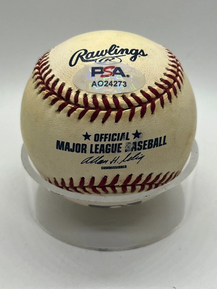 Richie Sexson Indians Brewers Autógrafo Firmado OMLB Béisbol PSA ADN *73 Foto 2 de 2