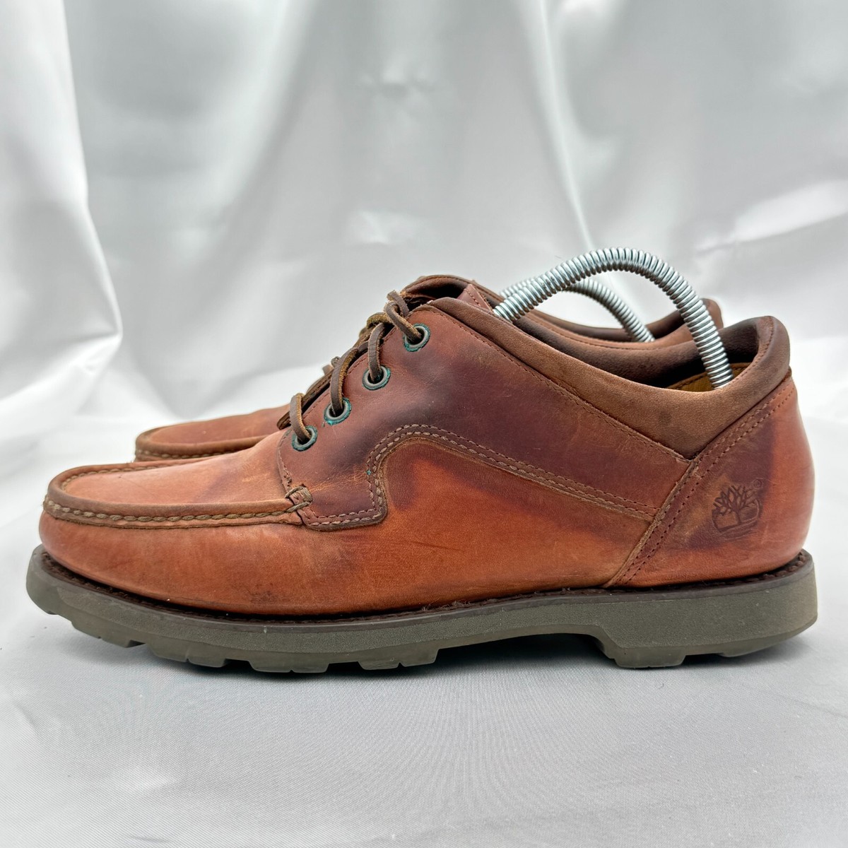 Timberland 4 Eyelet Gortex Brown Leather Men display picture 1