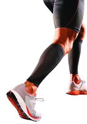 SHOCK DOCTOR COMPRESSION CALF SLEEVES SZ SMALL SVR BLACK 725 Training Gym