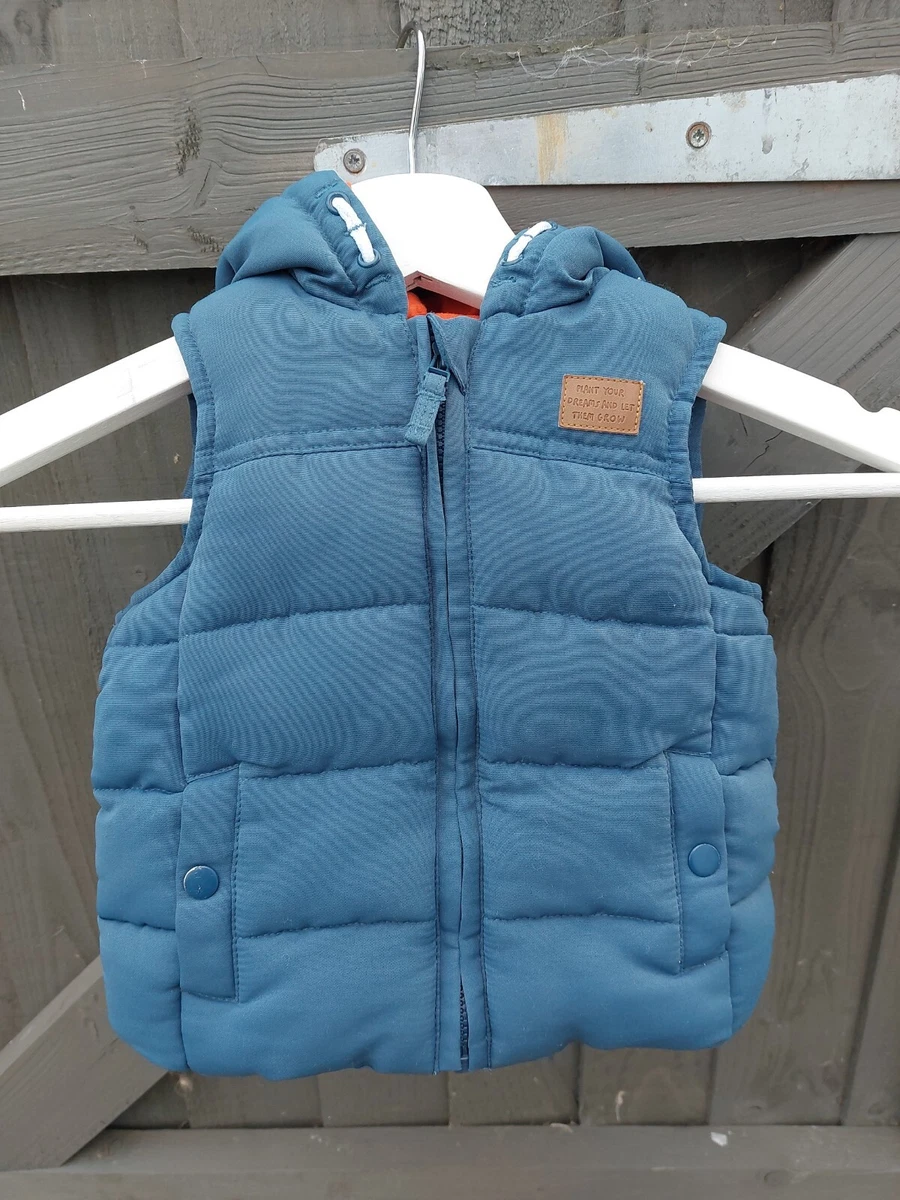 Boys top orange gilet