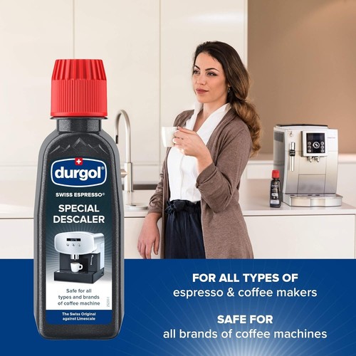 Highly Effective Limescale Remover for Espresso Machines - 4 Liquid Bottles - Picture 4 of 9