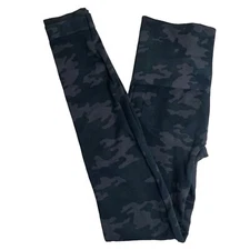 Spanx Womens Gray Camo High Waisted Look At Me Now Leggings Size Small NWOT