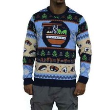 Geeknet Hungry Gamer CHRISTMAS Sweater Ugly Party Sushi Ramen Unisex  2XL 