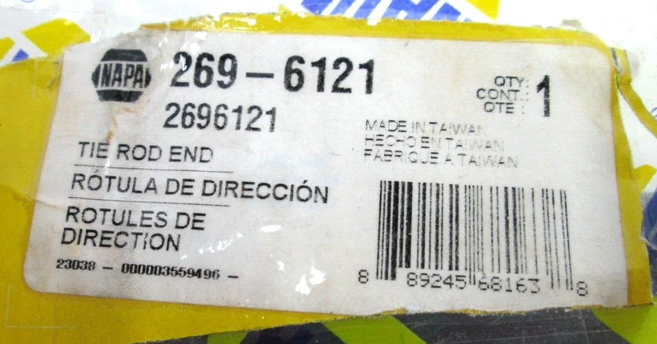 Napa - Steering Tie Rod End - 269-6121 Foto 4 de 4