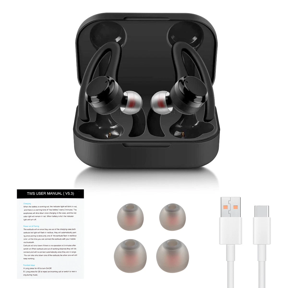 Auriculares qcy t5 manual sale